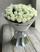 Букет 35 Белых роз в Прикалаусском