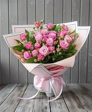 Букет Розовый кустик в Прикалаусском