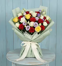 Букет цветов из:  Розы в Прикалаусском