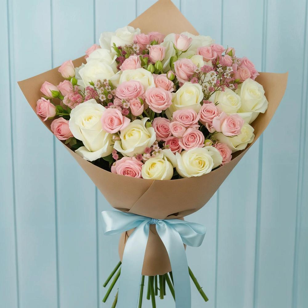 Букет цветов из: Розы в Прикалаусском