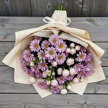 Букет цветов из:  Розы и Хризантемы в Прикалаусском