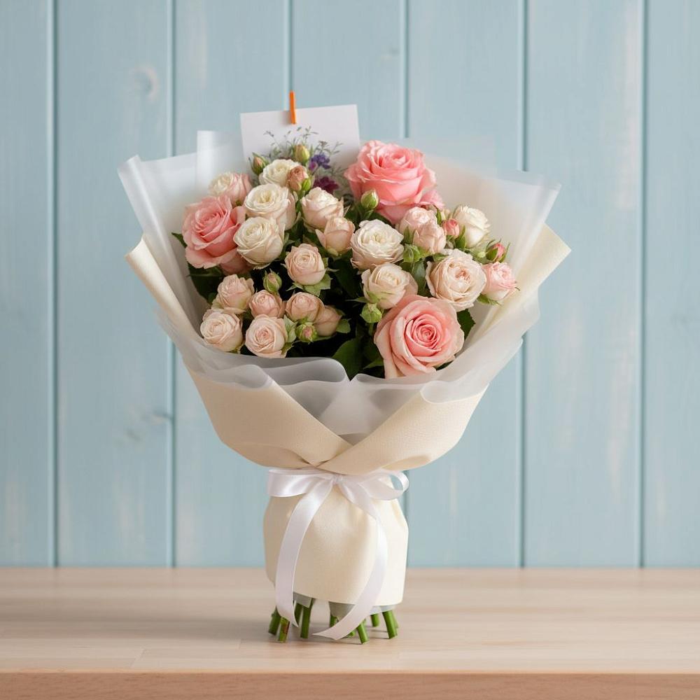 Букет цветов из: Розы в Прикалаусском