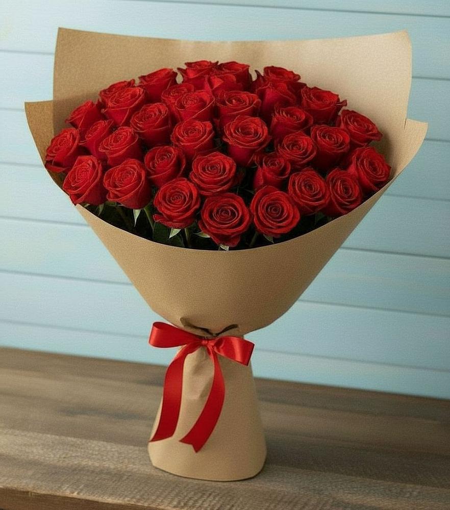 Букет Красные розы Милано в Прикалаусском
