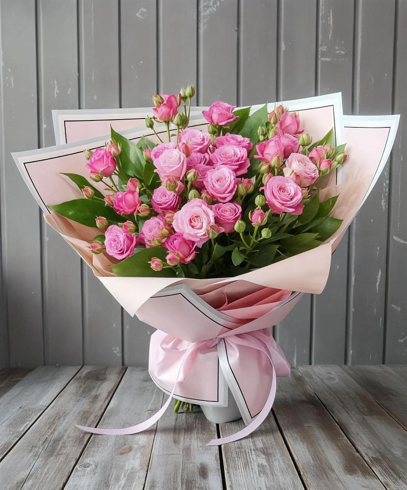 Букет Розовый кустик в Прикалаусском