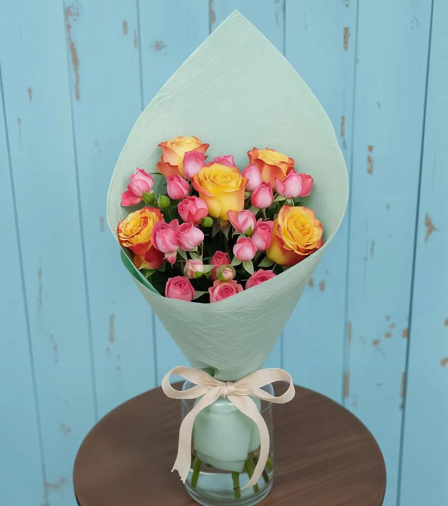 Букет цветов из: Розы в Прикалаусском