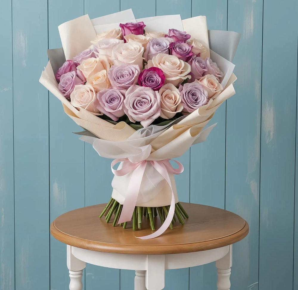 Букет цветов из: Розы в Прикалаусском