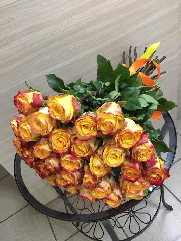 Букет Желтые розы в Прикалаусском