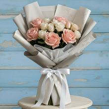 Букет цветов из:  Розы #REPLACE_PRED# Прикалаусском
