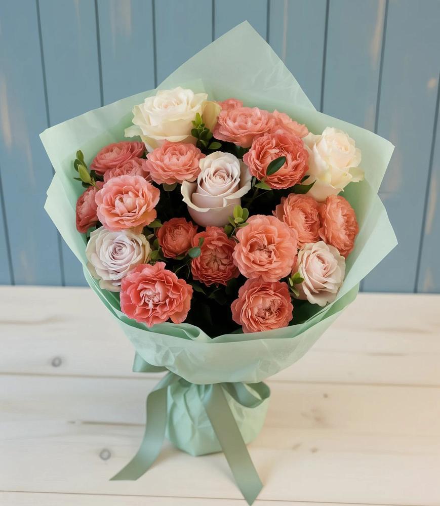 Букет цветов из: Розы в Прикалаусском