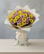 Букет цветов из:  Хризантемы #REPLACE_PRED# Прикалаусском