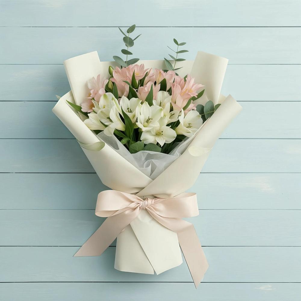 Букет цветов из: Альстромерии в Прикалаусском