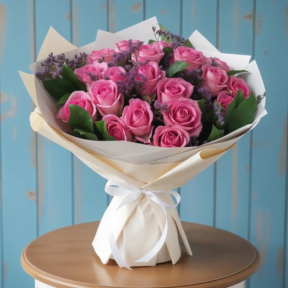 Букет цветов из: Розы в Прикалаусском