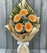 Букет цветов из:  Герберы в Прикалаусском